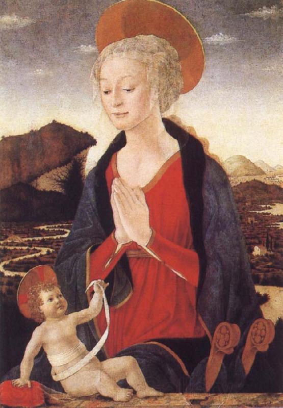 Alessio Baldovinetti Madonna and Child Germany oil painting art